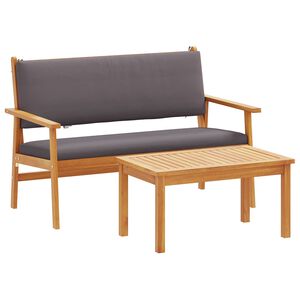 vidaXL Ensemble de canap&eacute; de jardin 2 pc Anthracite