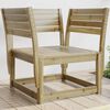 vidaXL Chaise de jardin bois de pin impr&eacute;gn&eacute;