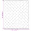 vidaXL Duvet d'&eacute;t&eacute; simple Matelass&eacute; Rose 200 x 240 cm