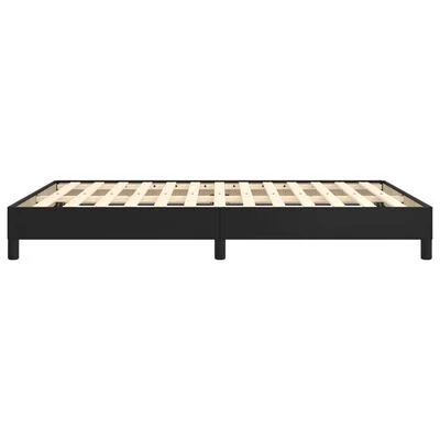 vidaXL Cadre de lit sans matelas noir 140x190 cm similicuir