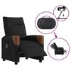 vidaXL Fauteuil de massage inclinable &eacute;lectrique Noir Tissu