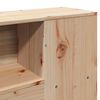 vidaXL Lit biblioth&egrave;que sans matelas 120x190 cm bois de pin massif