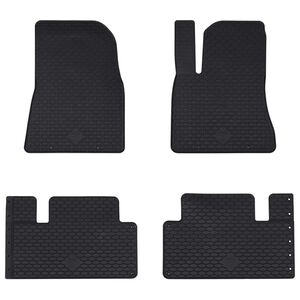 vidaXL Tapis de voiture 4 pc adapt&eacute; pour Tesla MODEL 3 2017- 4D Aft