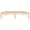 vidaXL Cadre de lit sans matelas 135x190 cm