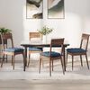 vidaXL Coussins de si&egrave;ge 4 pcs Bleu 40 x 40 x 6 cm
