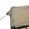 vidaXL Tente de r&eacute;ception pliable escamotable taupe 440x292x315 cm