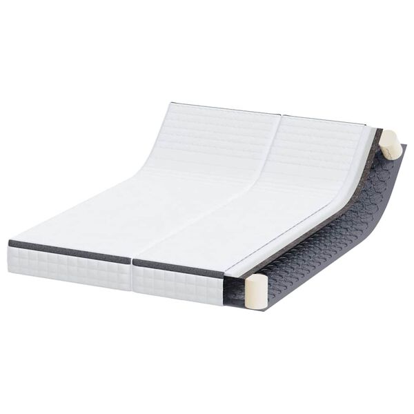 vidaXL Matelas 2 pcs Blanc et Gris 70 x 200 cm Printemps Bonell