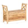 vidaXL Banc d'entrée 103x33x72 cm Bois de manguier solide