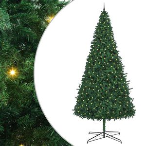 vidaXL Sapin de No&euml;l Vert 400 cm PVC