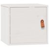 vidaXL Armoire murale Blanc 31,5x30x30 cm Bois de pin massif