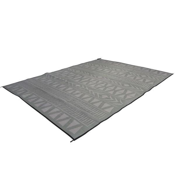 Bo-Camp Tapis d'ext&eacute;rieur Chill mat Oxomo 2x1,8 m M Gris