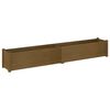 vidaXL Jardini&egrave;re Marron miel 200x31x31 cm Bois de pin massif