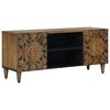 vidaXL Meuble TV Marron 105 x 33,5 x 46 cm Bois de mangue massif