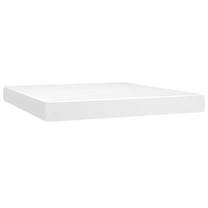 vidaXL Matelas &agrave; ressorts ensach&eacute;s mi-ferme blanc 180x200x20 cm