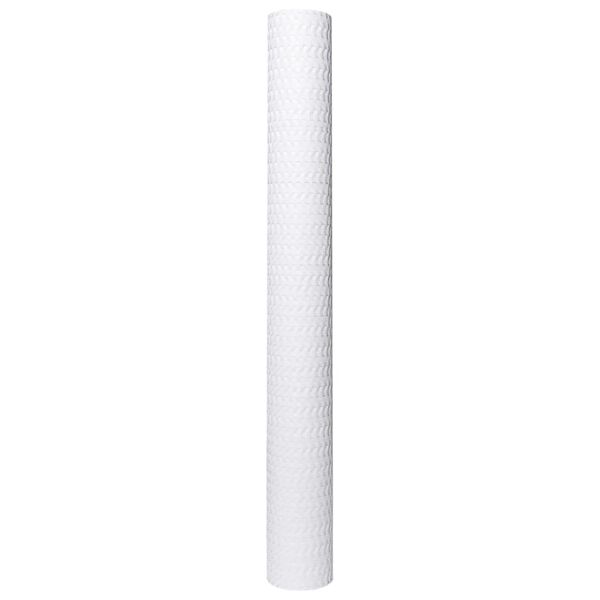 vidaXL Paravent de balcon blanc 1000x80 cm r&eacute;sine tress&eacute;e