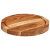 vidaXL Planche &agrave; d&eacute;couper &Oslash;25x2,5 cm bois d'acacia massif