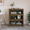 vidaXL Biblioth&egrave;que Marron miel 80x35x97 cm Bois de pin massif