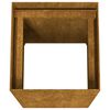 vidaXL Jardini&egrave;re 40x40x80 cm acier corten