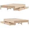 vidaXL Cadre de lit sans matelas 120x190 cm bois de pin massif