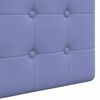 vidaXL T&ecirc;te de lit suspendue Bleu denim 130 x 55 x 5 cm tissu