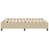 vidaXL Cadre de lit plateforme Vert gris 180 x 200 cm tissu