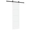 vidaXL Porte coulissante Blanc 61 x 198,5 cm Pin massif