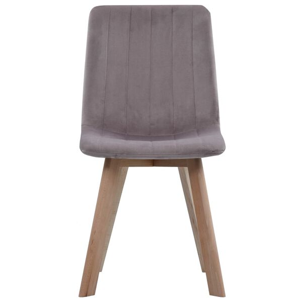 vidaXL Chaises &agrave; manger lot de 4 Rose Velours