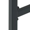 vidaXL Ensemble de bar de jardin 5 pcs noir acier enduit de poudre
