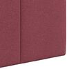 vidaXL T&ecirc;te de lit suspendue Ray&eacute; Bordeaux 170 x 55 x 5 cm tissu