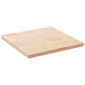 vidaXL Plateau de table 80x80x2,5 cm Bois massif Pin Carr&eacute;