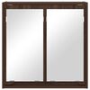 vidaXL Armoire Miroir de Salle de Bain Ch&ecirc;ne brun 60 x 20 x 60 cm