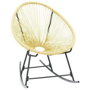vidaXL Chaise d'ext&eacute;rieur Acapulco R&eacute;sine tress&eacute;e Beige