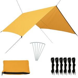 vidaXL B&acirc;che d'ext&eacute;rieur 3x2,85 m Jaune