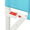 vidaXL Barri&egrave;re de s&eacute;curit&eacute; de lit d'enfant Bleu 140x25 cm Tissu