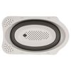 Bathroom Solutions Baignoire pliable pour b&eacute;b&eacute; blanc et gris