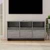 vidaXL Meuble TV Sonoma gris 102x37,5x52,5 cm Bois d'ing&eacute;nierie