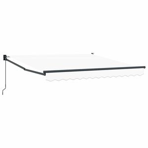 vidaXL Auvent r&eacute;tractable Blanc 300 x 250 x 165 cm