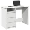 vidaXL Bureau blanc 102x50x75 cm bois d'ing&eacute;nierie