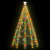 vidaXL Guirlande lumineuse d'arbre de Noël 300 LED colorées 300 cm
