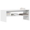 vidaXL Meuble TV Blanc 100 x 40 x 40 cm Agglom&eacute;r&eacute;