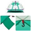vidaXL Tente de plage 2 personnes lib&eacute;ration rapide imperm&eacute;able