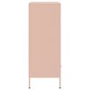 vidaXL Buffet haut rose 68x39x101,5 cm acier