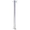 vidaXL Colonne &agrave; eau de jardin 100 cm acier inoxydable rond