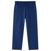 Pantalons pour enfants avec cordon de serrage bleu marine 104