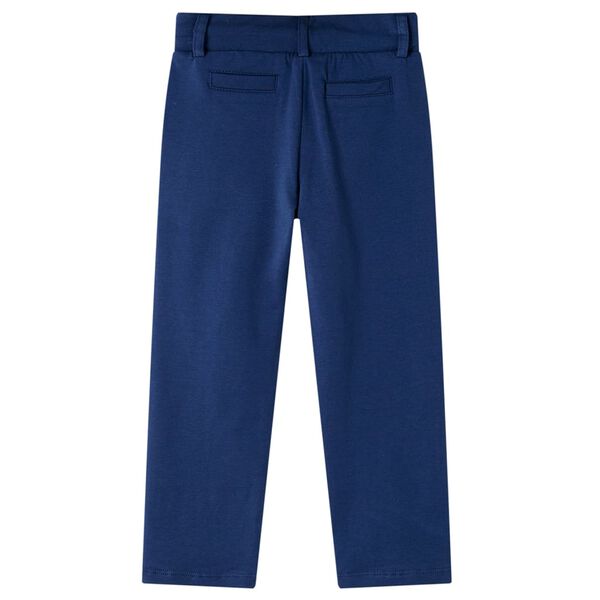 Pantalons pour enfants avec cordon de serrage bleu marine 104