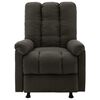 vidaXL Fauteuil inclinable Taupe Tissu