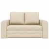vidaXL Canap&eacute;-Lit 60cm Cr&egrave;me tissu