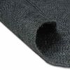 vidaXL Tapis de surface ovale Noir 122 x 183 cm Jute