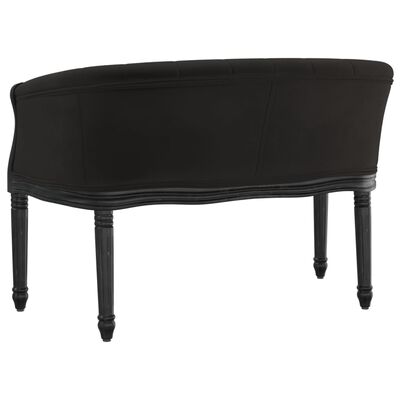 vidaXL Banc Noir 98x56x69 cm Velours