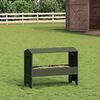 vidaXL Trough d'alimentation pour le b&eacute;tail Vert olive 79 x 35 x 62 cm